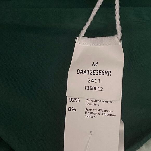 Cupshe Womens Green One-Piece Swimsuit M Crisscross Cutout High-Waist NWT Cheeky - Picture 5 of 7